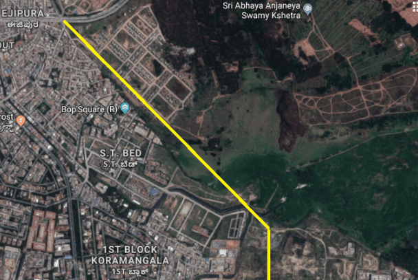 Road Beku: Koramangala residents demand link road between Ejipura and Sarjapur Road 5