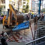 footpath encroachment removal