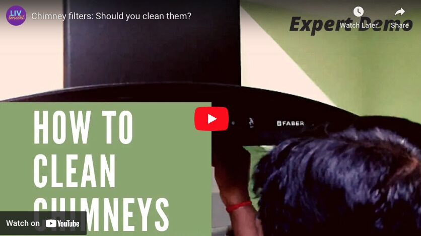 How to clean chimney filters