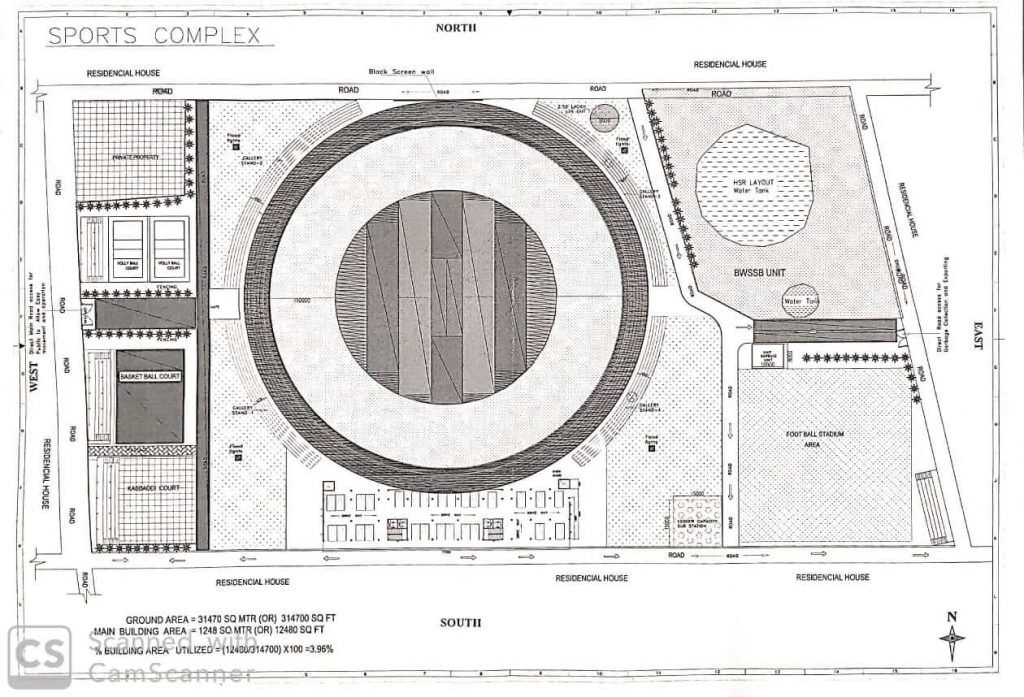 HSR Layout residents oppose multi-storied building, seating area & restaurant in upcoming sports stadium 6