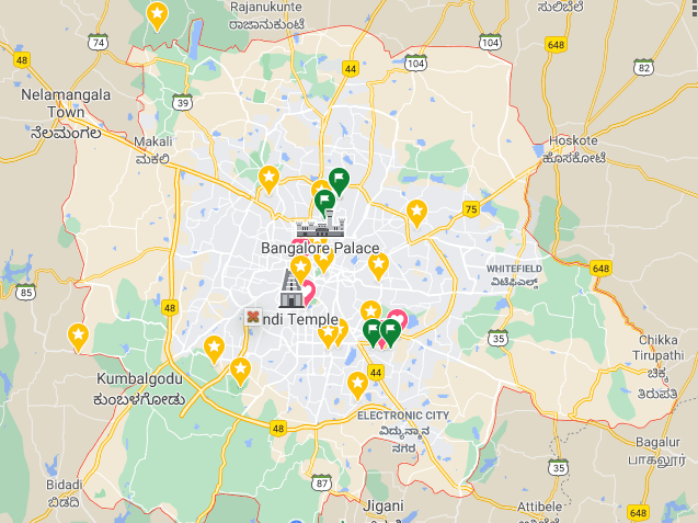 bangalore map